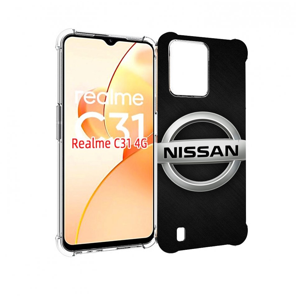 

Чехол MyPads nissan 2 мужской для OPPO Realme C31, Прозрачный, Tocco