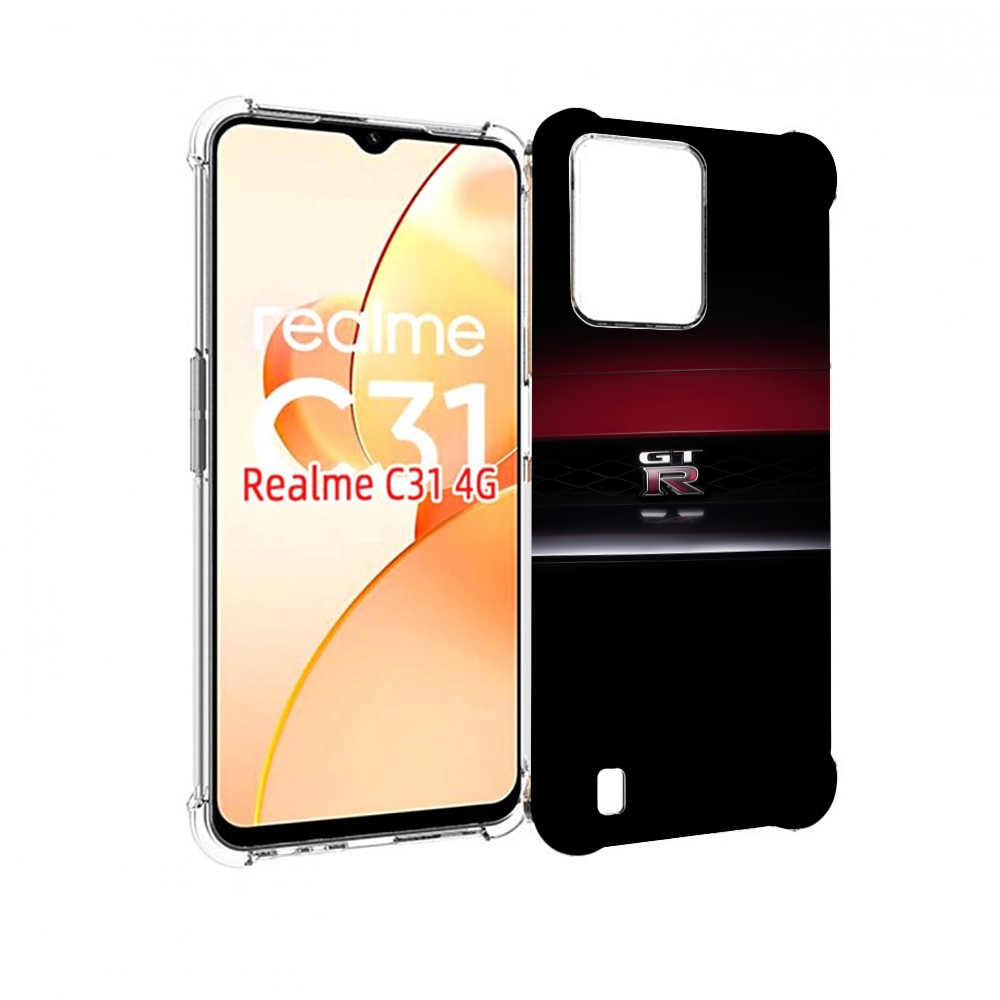 

Чехол MyPads nissan 1 мужской для OPPO Realme C31, Прозрачный, Tocco