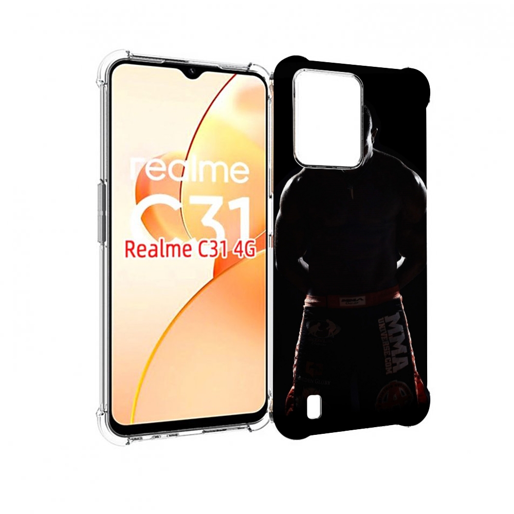

Чехол MyPads mma единоборства для OPPO Realme C31, Прозрачный, Tocco