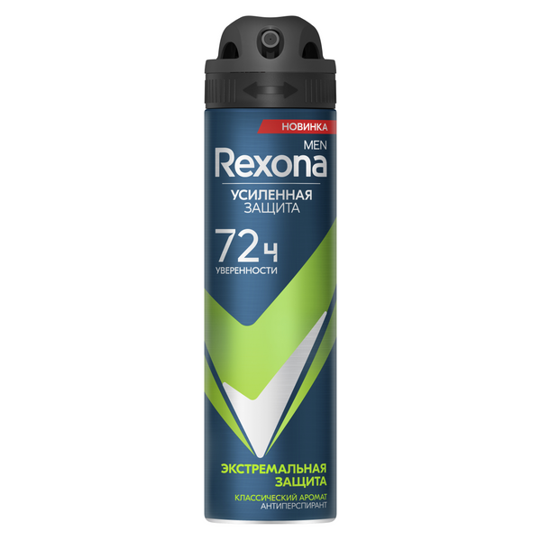 Купить Дезодорант аэрозоль для тела Rexona Men экстремальная защита 150 мл