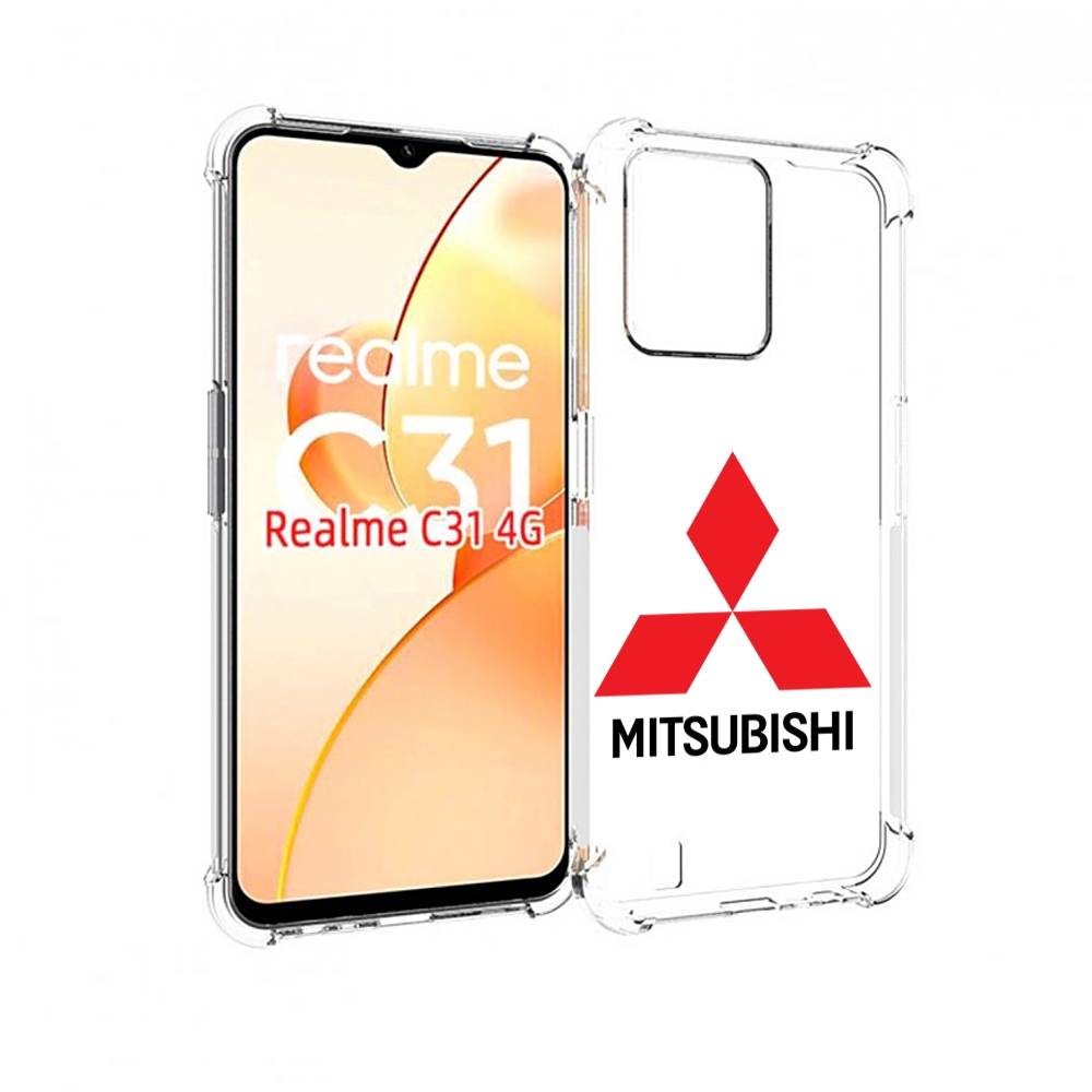 

Чехол MyPads mitsubishi-3 для OPPO Realme C31, Прозрачный, Tocco