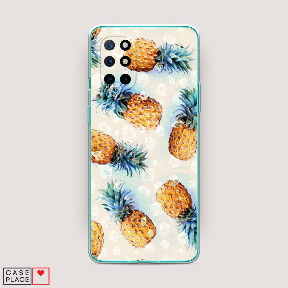 

Чехол Awog на OnePlus 8T / ВанПлас 8T "Ананасы", Бежевый, 151150-3