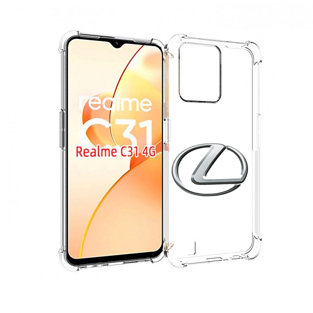 

Чехол MyPads lexus-5 мужской для OPPO Realme C31, Прозрачный, Tocco