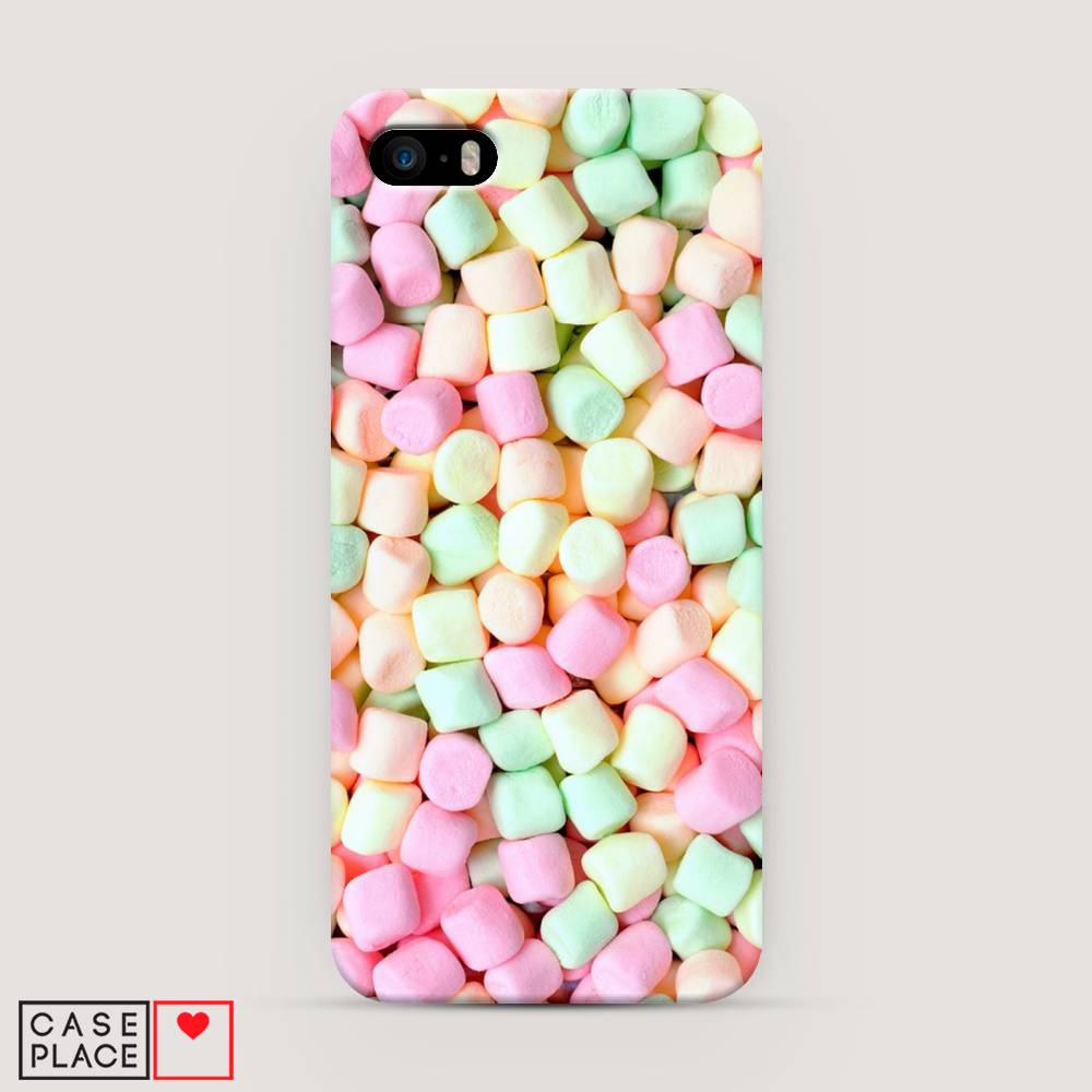 фото Пластиковый чехол "marshmallows" на apple iphone 5 awog