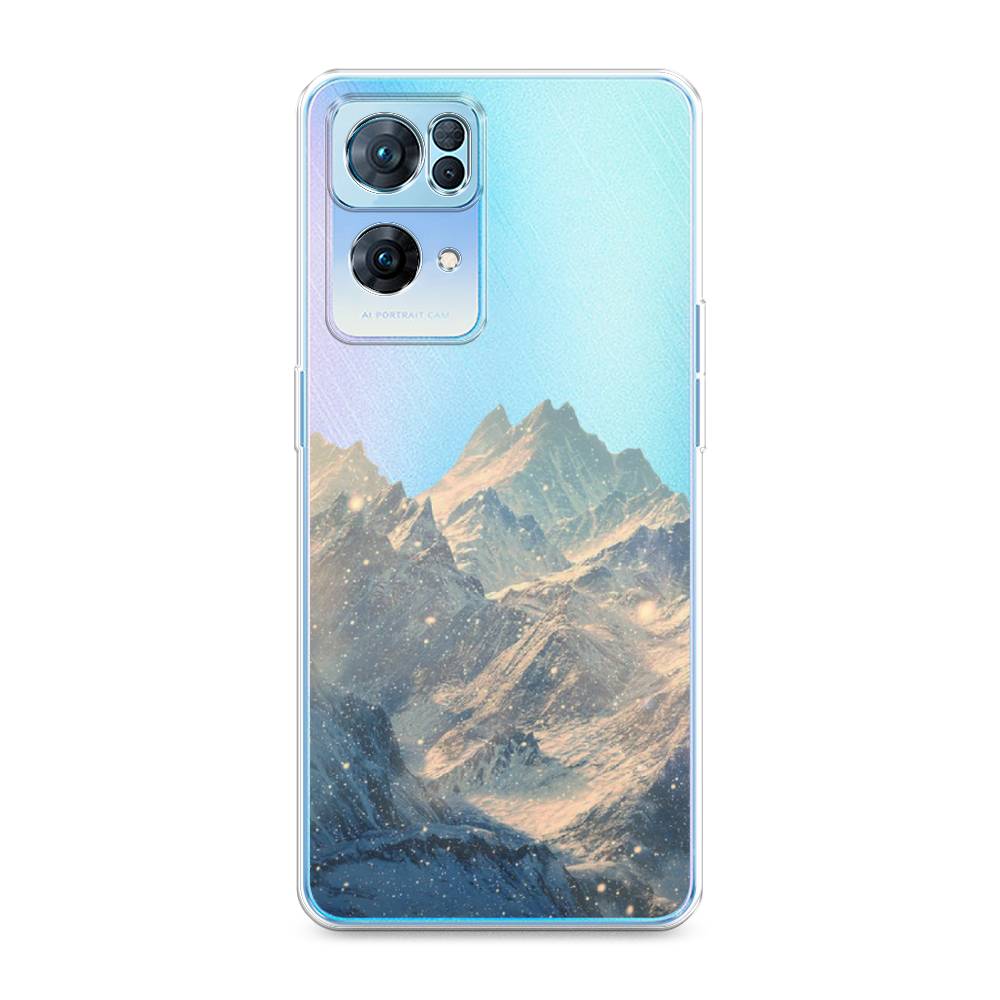 

Чехол Awog на Oppo Reno 7 Pro "Горы арт 2", Разноцветный, 258250-10