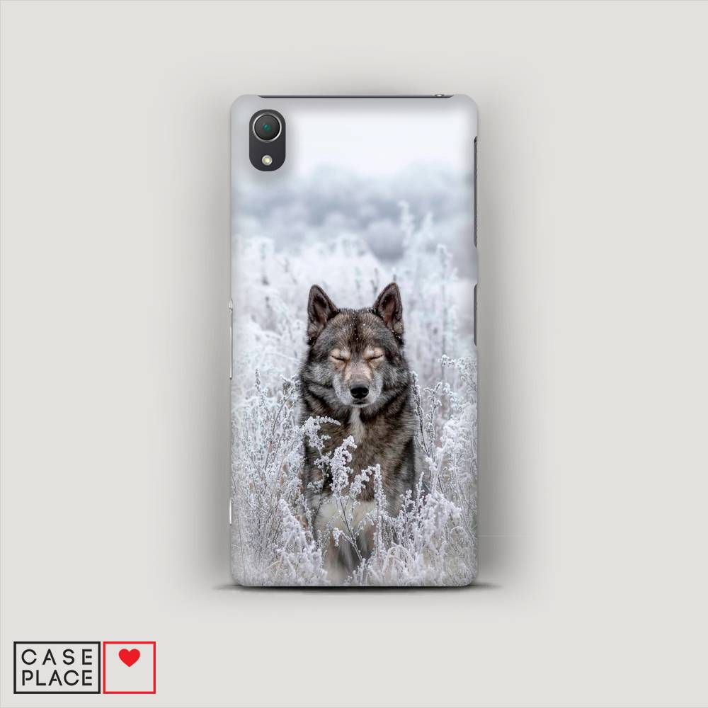 

Пластиковый чехол "Волк в поле" на Sony Xperia Z2