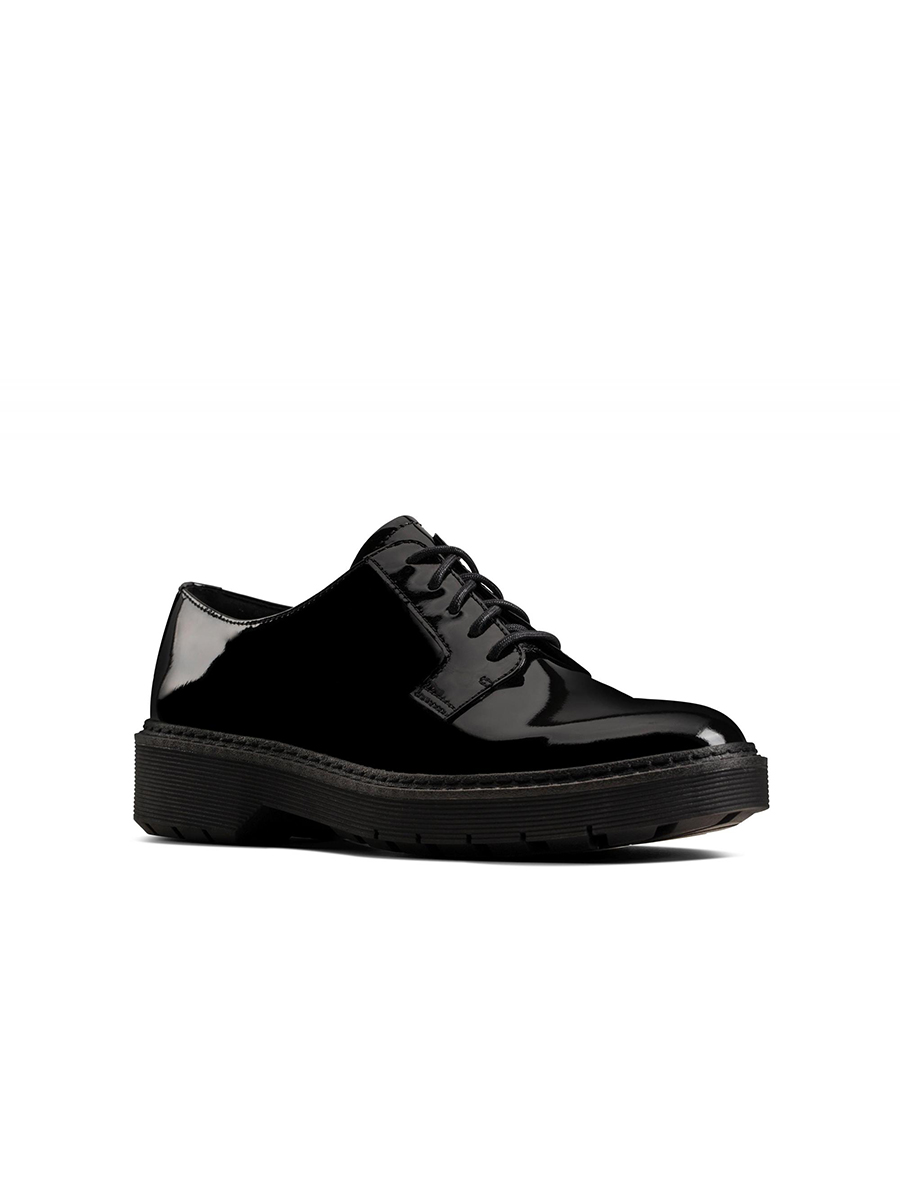 

Полуботинки женские Clarks Witcombe Lace 26153717 черные 39 EU, Witcombe Lace 26153717