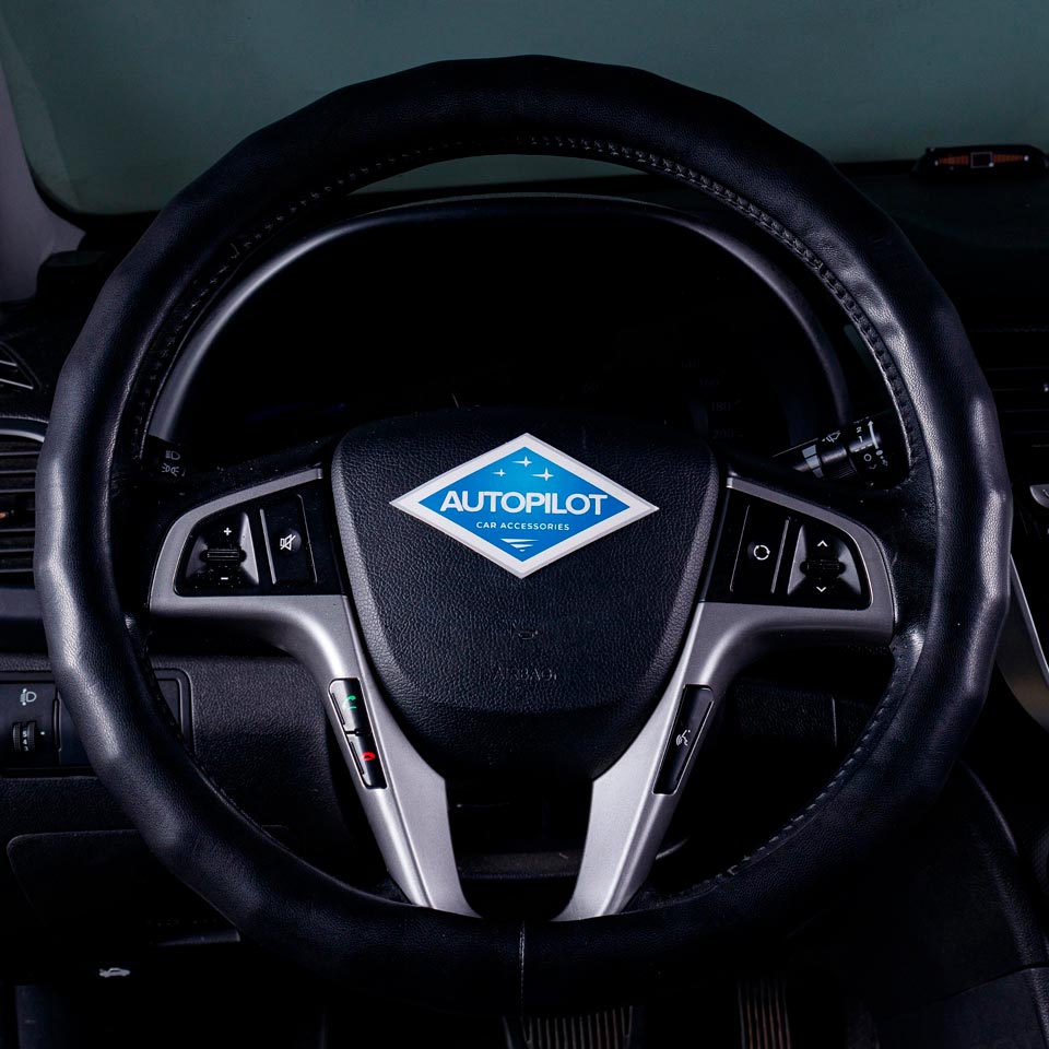 

Оплетка на руль Автопилот Ford-866-BLW-031001 Форд Фиеста (2012 - 2019) седан/ Ford Fiesta, Черный