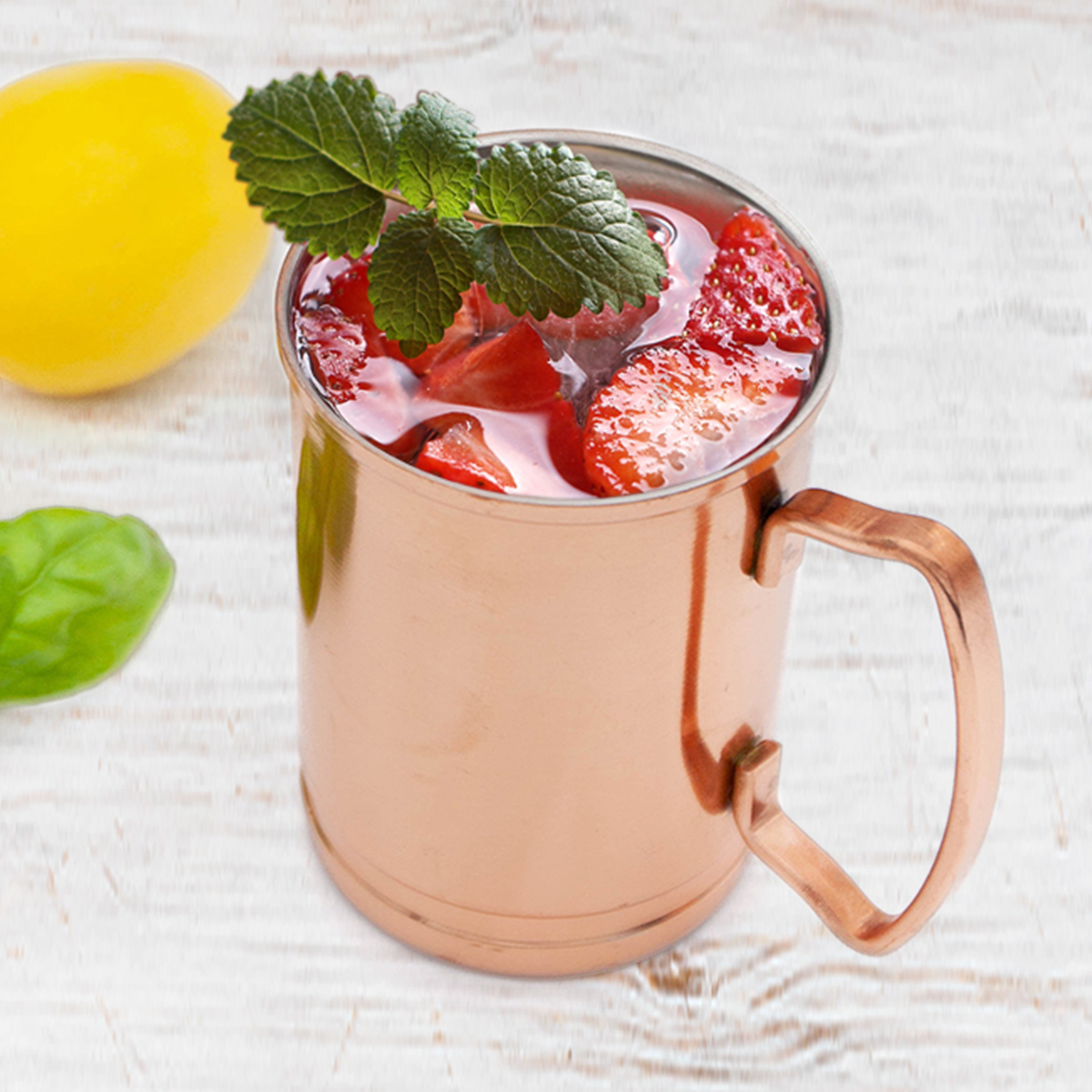 Кружка коктейльная Moscow Mule, 350 мл, с медным покрытием