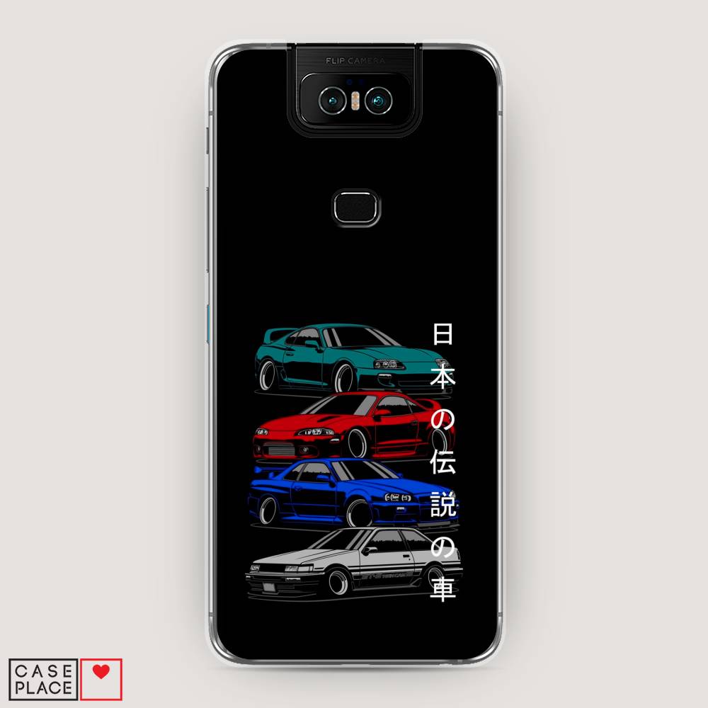 фото Чехол awog "jdm legend cars" для asus zenfone 6 zs630kl