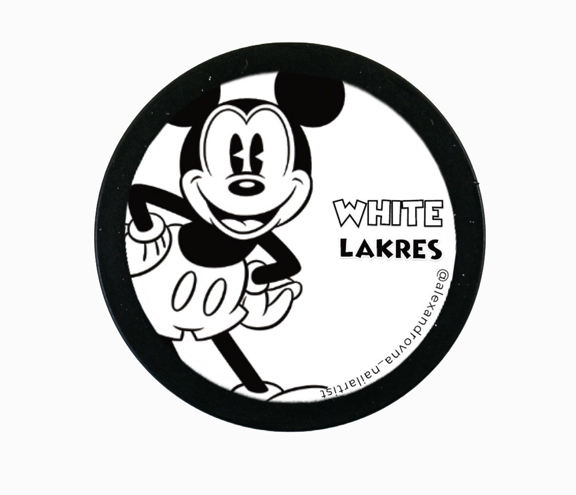 Гель-паста Mickey Mouse (White) 5g  LR9281 needle mouse