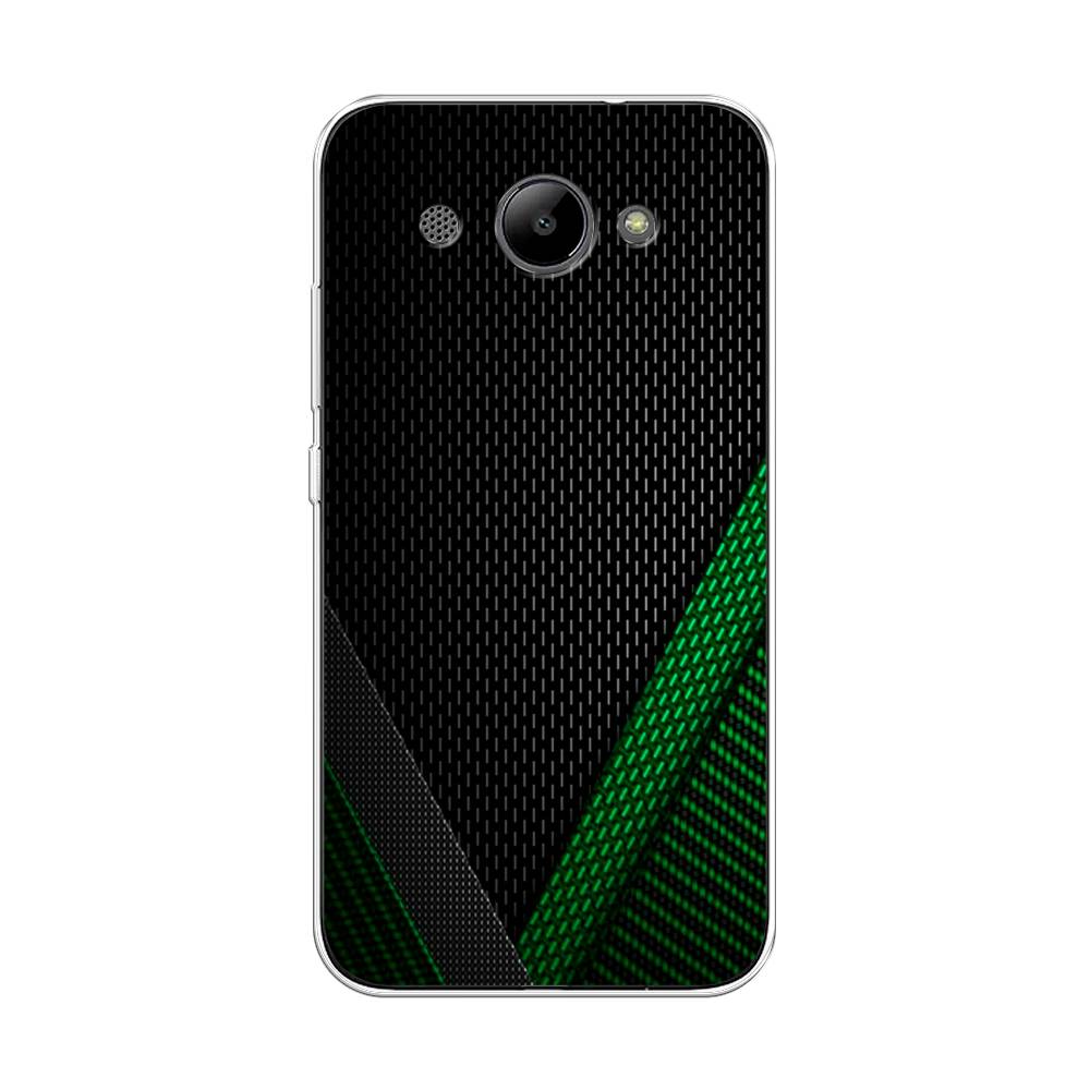 

Чехол Awog "Зеленый карбон" для Huawei Y3 2018, 65850-3