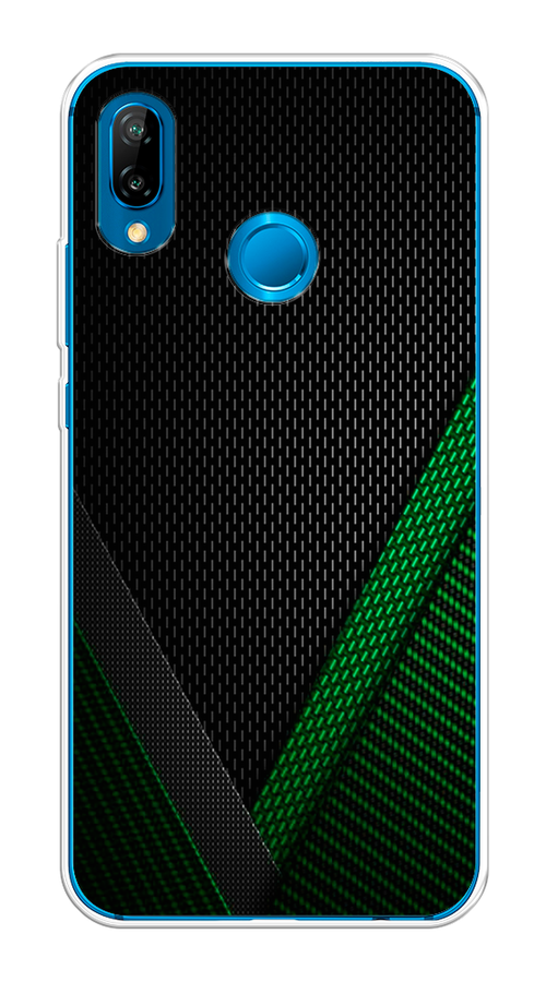 

Чехол Awog на Huawei P20 Lite "Зеленый карбон", Черный;зеленый, 64450-3