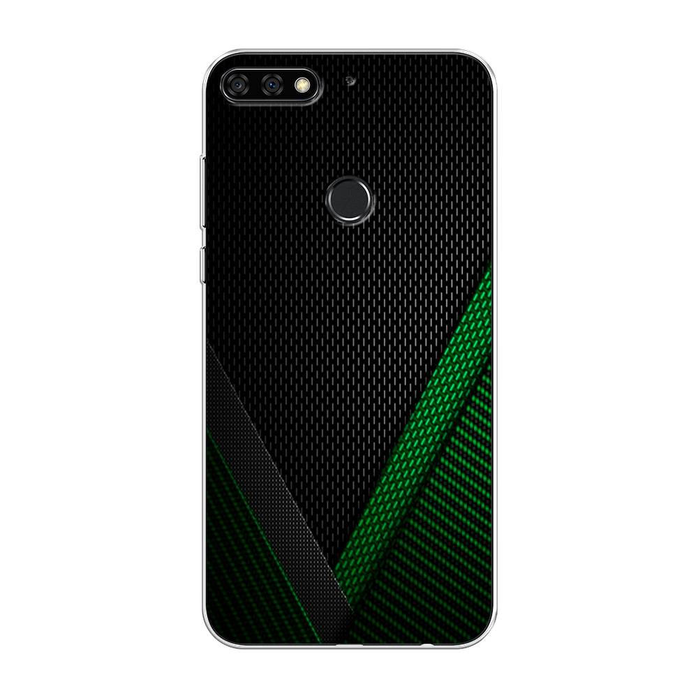 

Чехол Awog на Huawei Nova 2 Lite "Зеленый карбон", Черный;зеленый, 64650-3