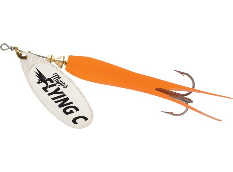 

Вращающаяся блесна Mepps Aglia Flying C 1шт цвет silver/fluo orange, Оранжевый;серебристый, Aglia Flying C