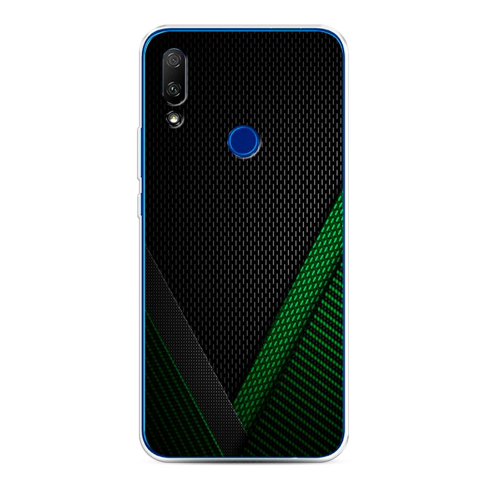 

Чехол Awog на Honor 9X "Зеленый карбон", Черный;зеленый, 69950-3