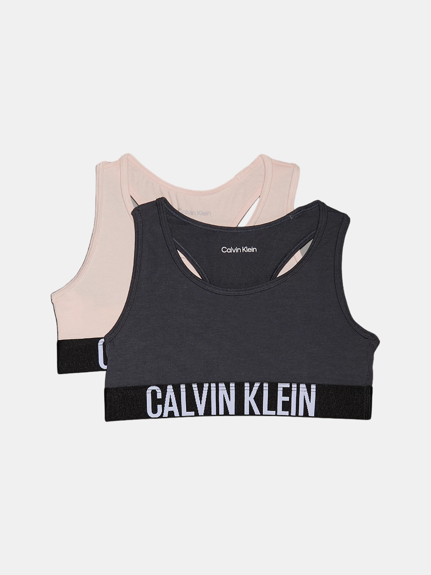 

Комплект топов Calvin Klein , розово-коричневый, 0VS, 164-170, G80G800700, 2 шт., Розовый;черный, G80G800700