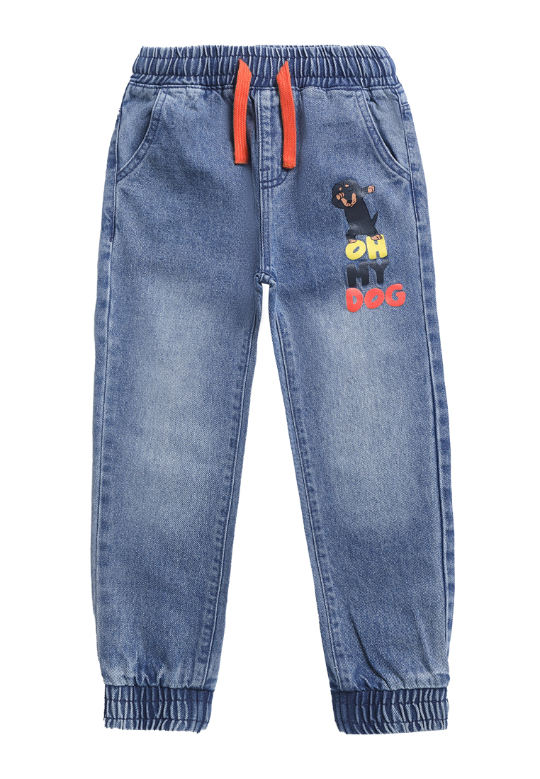 Джинсы-джоггеры для мальчиков SS23C219 Max&Jessi 206231 цв.синий р.6-7 джинсы джоггеры для мальчиков ss23c219 max