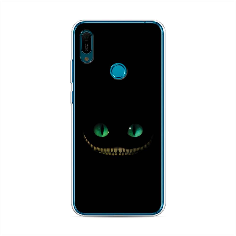 

Чехол Awog на Huawei Y6 2019 "Зеленоглазый чеширский кот", Черный, 68650-10
