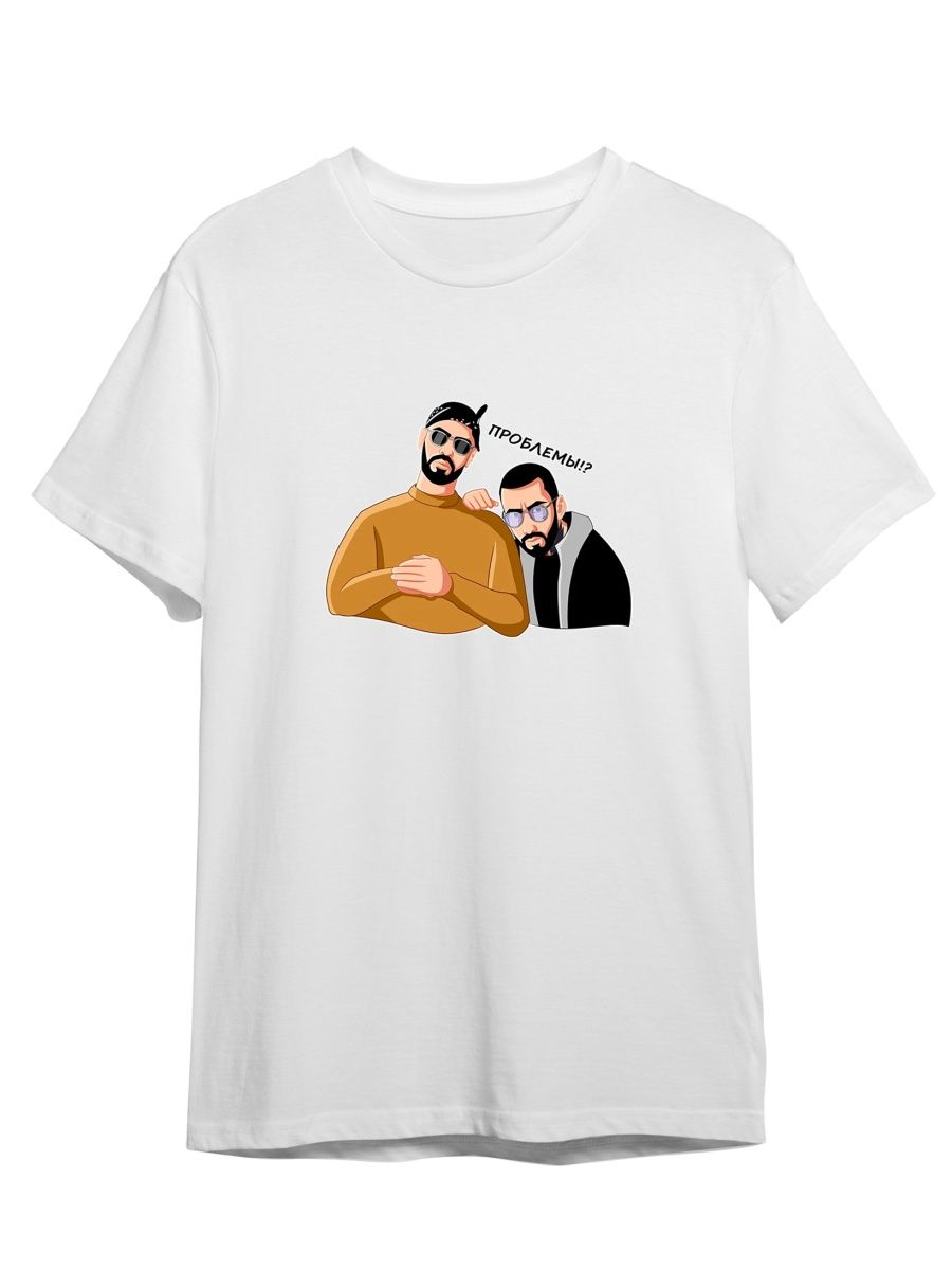 

Футболка унисекс СувенирShop MiyaGi/Andy Panda/Hattori 1 белая 3XL, "MiyaGi/Andy Panda/Hattori" 1