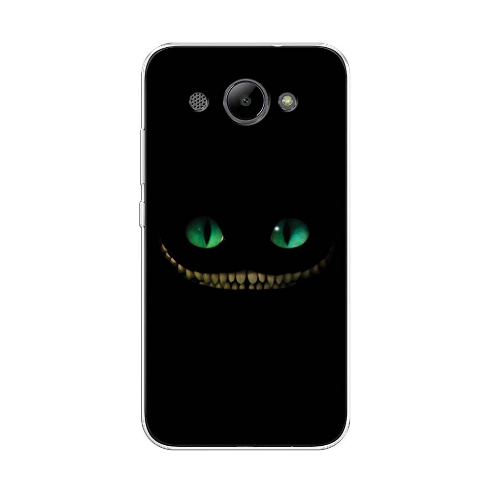

Чехол Awog "Зеленоглазый чеширский кот" для Huawei Y3 2018, 65850-10
