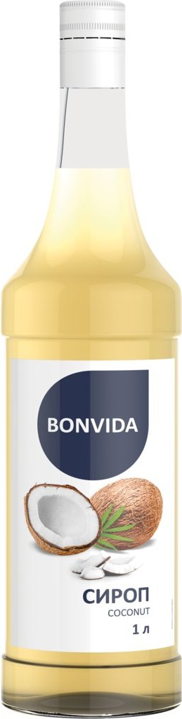 фото Сироп bonvida кокос 1 л