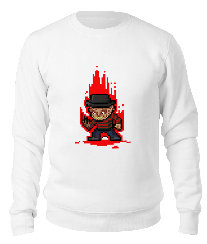 

Свитшот унисекс Printio Freddy krueger (8-bit) белый XS, Freddy krueger (8-bit)