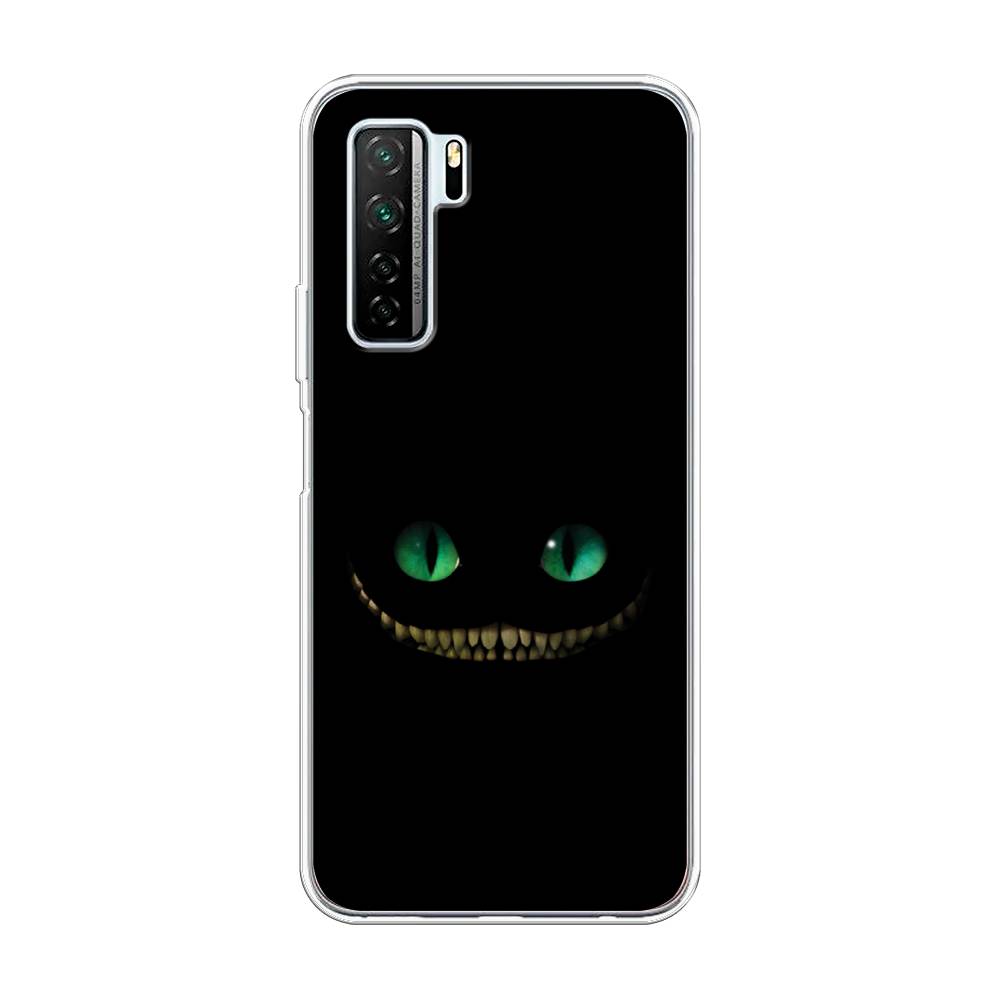 

Чехол Awog на Huawei P40 lite 5G "Зеленоглазый чеширский кот", Черный, 6103050-10