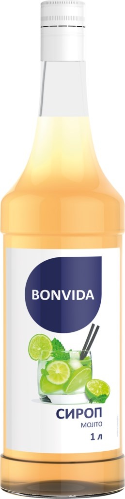 фото Сироп bonvida мохито 1 л