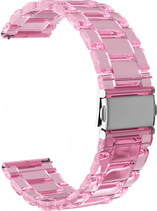 

Ремешок акриловый Adamantine 22 для Honor Watch Magic (Розовый)