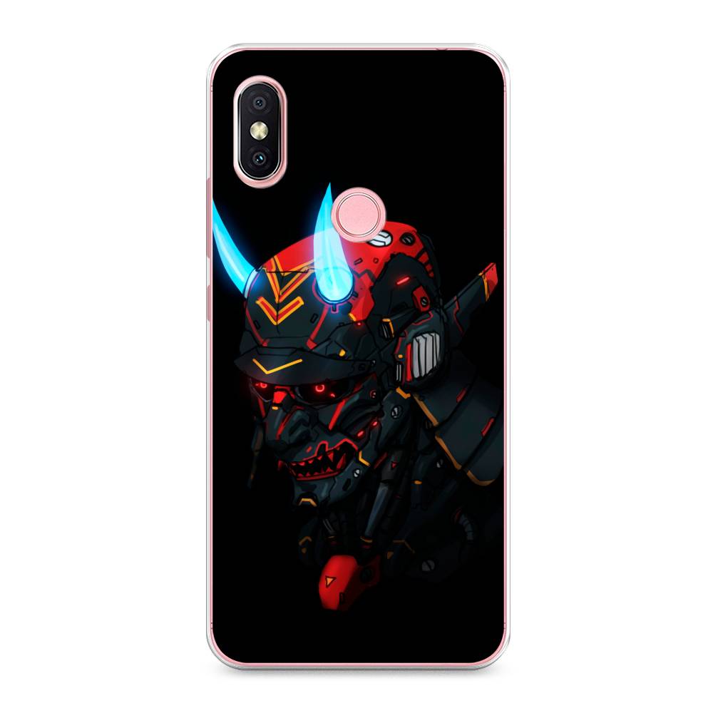 

Чехол Awog на Xiaomi Redmi S2 (Redmi Y2) "Неоновый самурай", Разноцветный, 33650-6