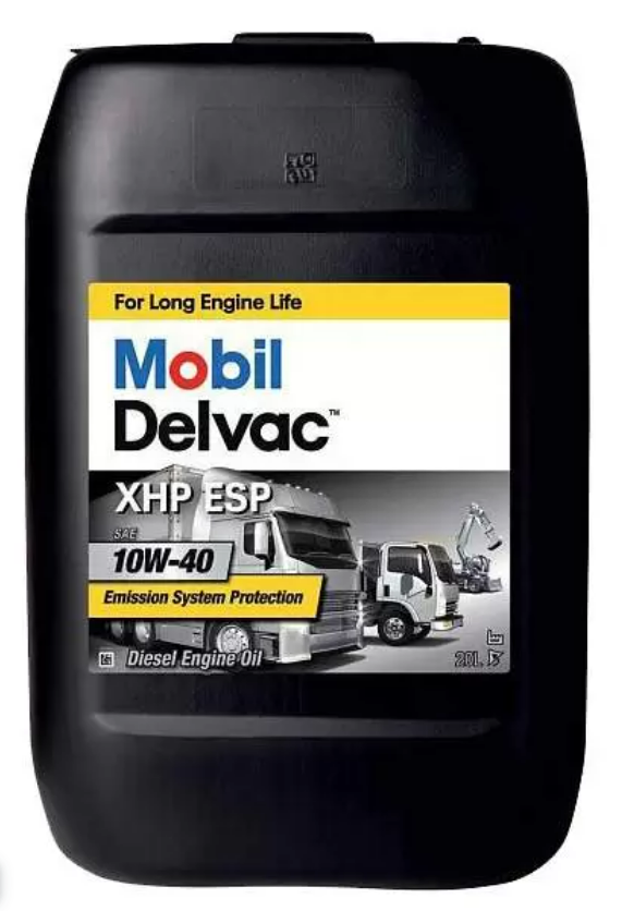 Моторное масло ExxonMobil синтетическое Mobil Delvac XHP ESP 10W40 20л