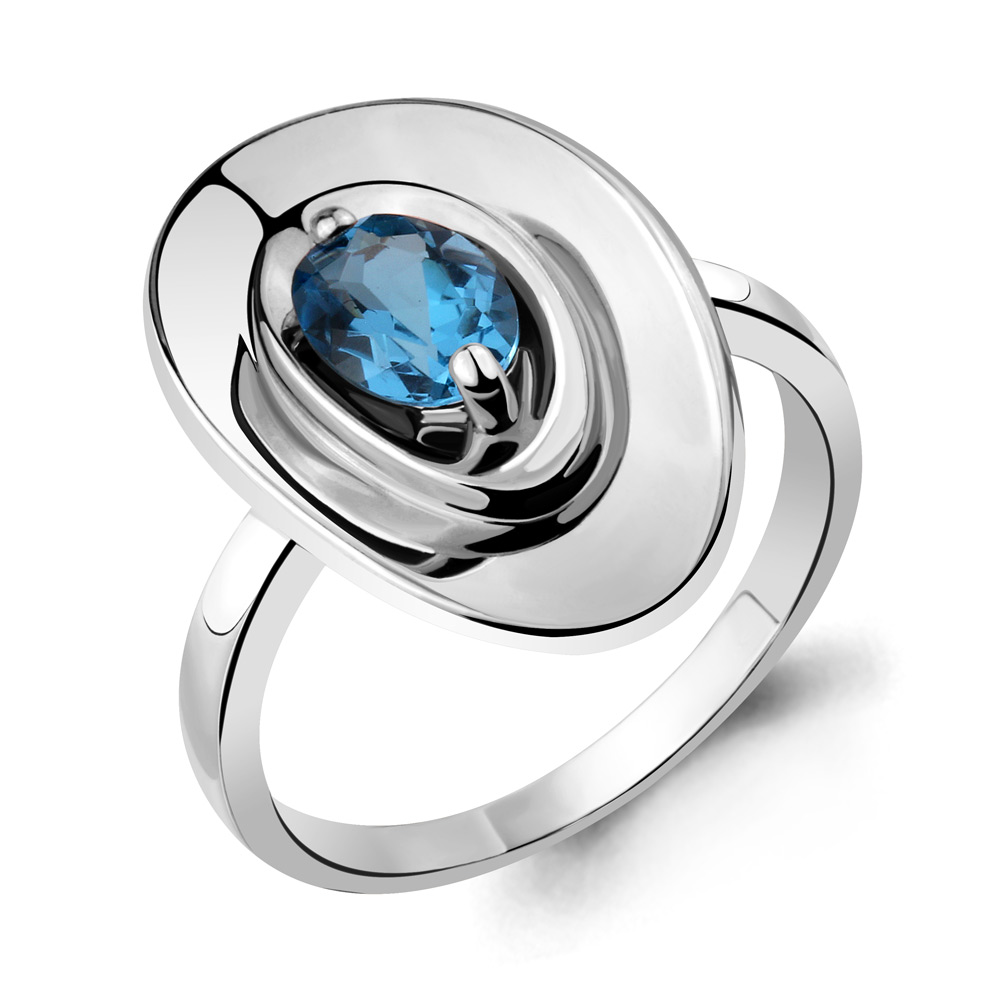 

Кольцо из серебра с топазом р.  Aquamarine 6918905_925_р, 6918905_925_р