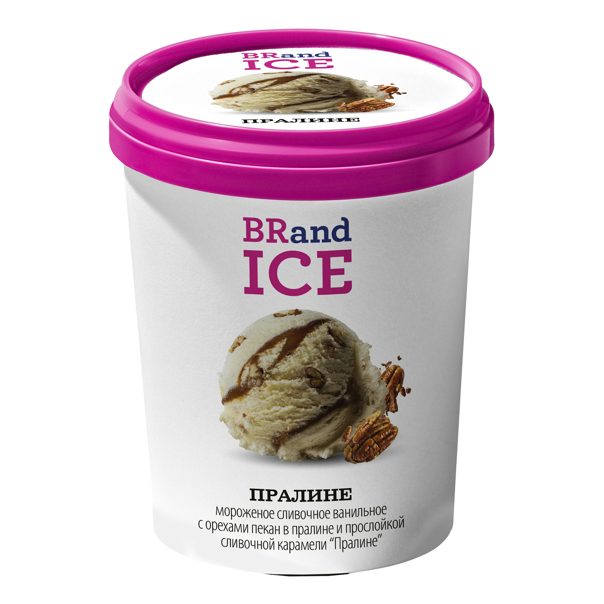 

Мороженое сливочное Brand Ice Пралине 200 г