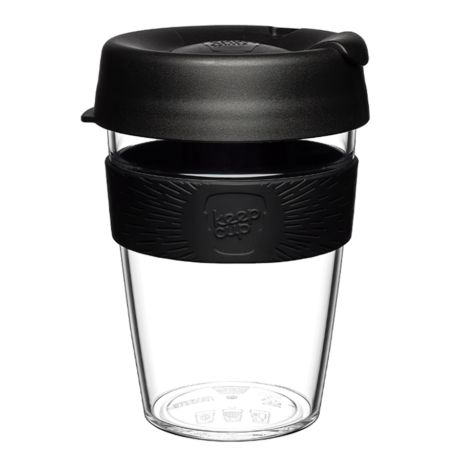 Кружка keepcup original m 340 мл clear black KeepCup