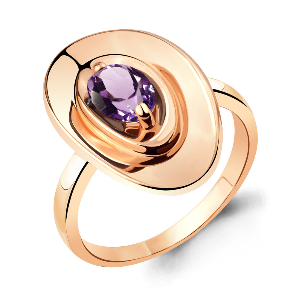 

Кольцо из серебра с аметистом р. , Aquamarine 6918904_925_з, 6918904_925_з
