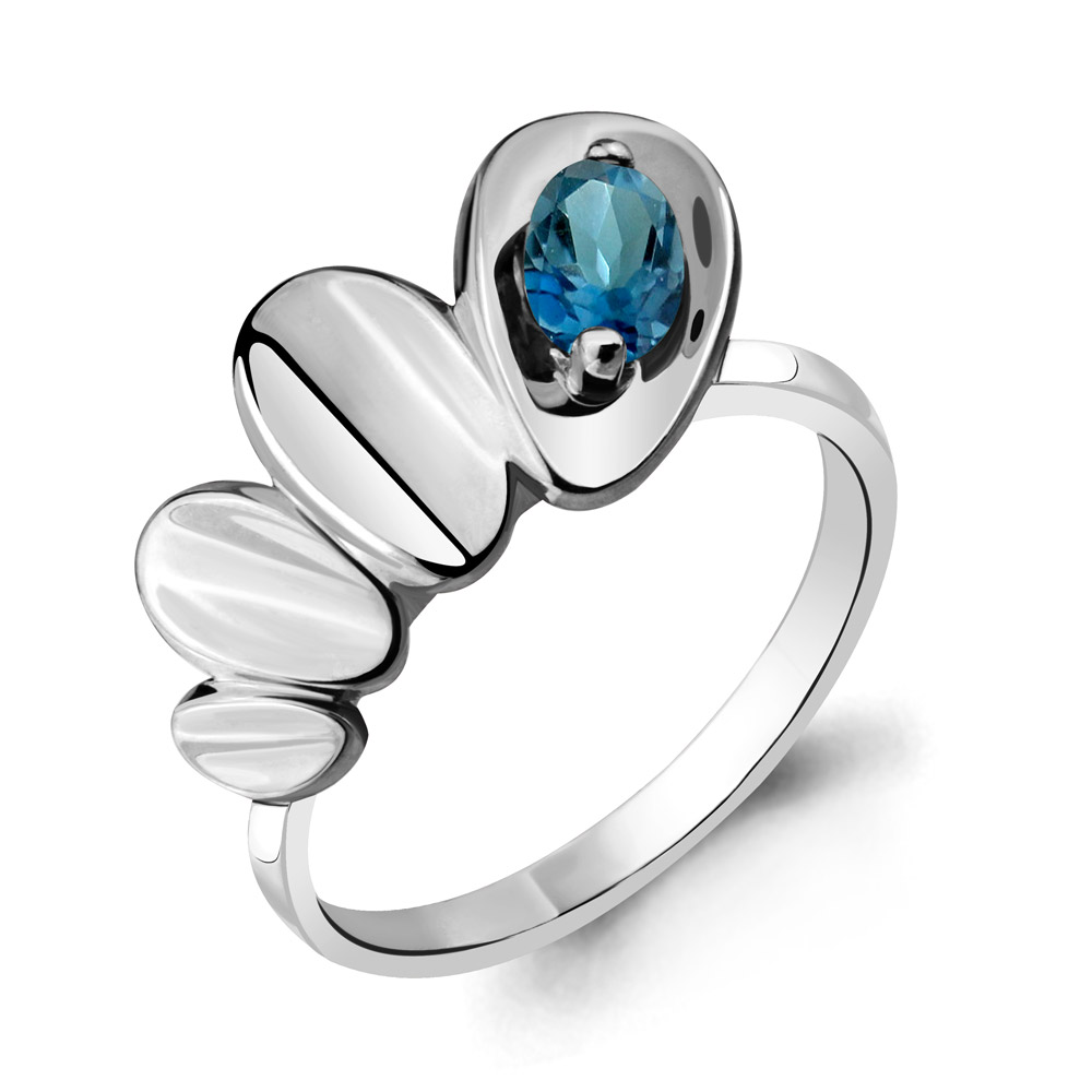 

Кольцо из серебра с топазом р.  Aquamarine 6918808_925_р, 6918808_925_р