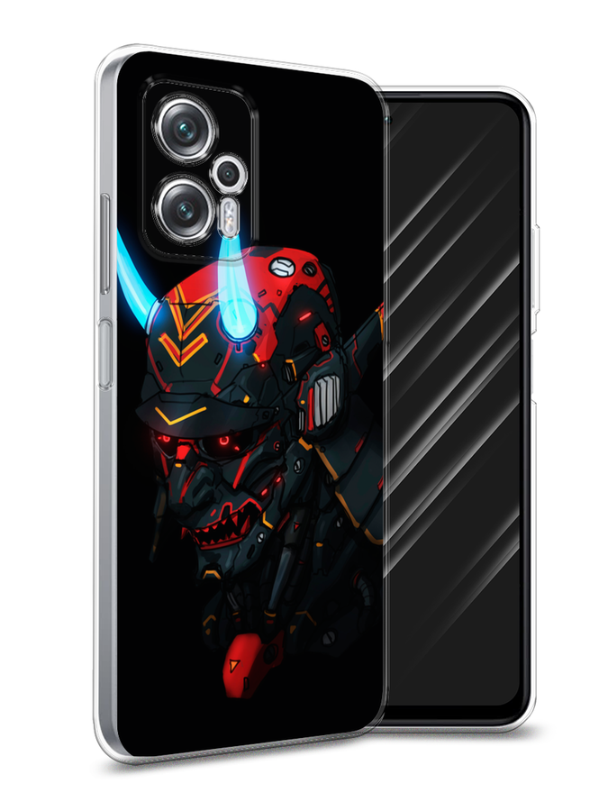 

Чехол Awog на Poco X4 GT/Redmi Note 11T Pro/11T Pro Plus "Неоновый самурай", Разноцветный, 315550-6