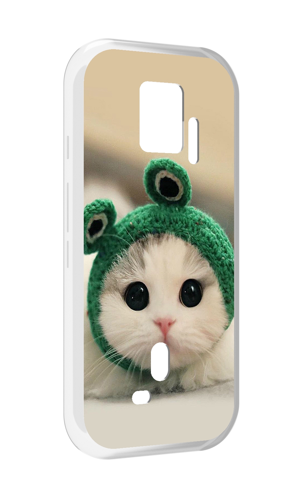 

Чехол MyPads кот-лягушка детский для ZTE Nubia Red Magic 7S Pro, Прозрачный, Tocco