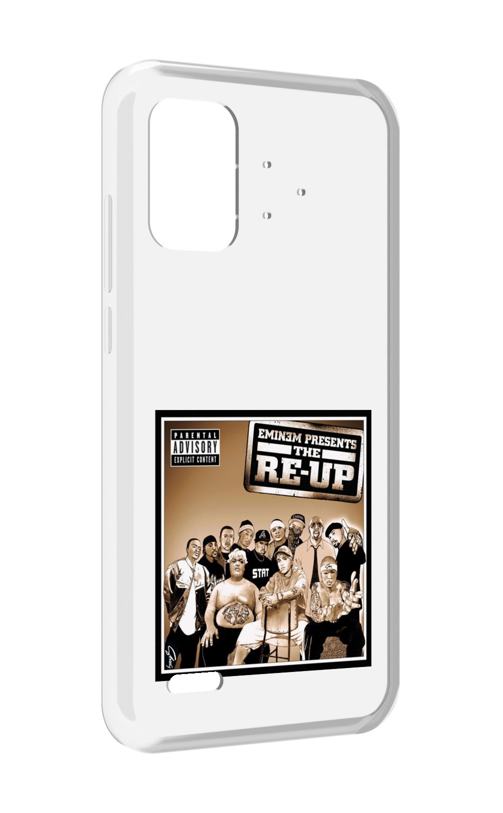 

Чехол MyPads EMINEM PRESENTS, THE RE-UP для UMIDIGI Bison Pro, Прозрачный, Tocco