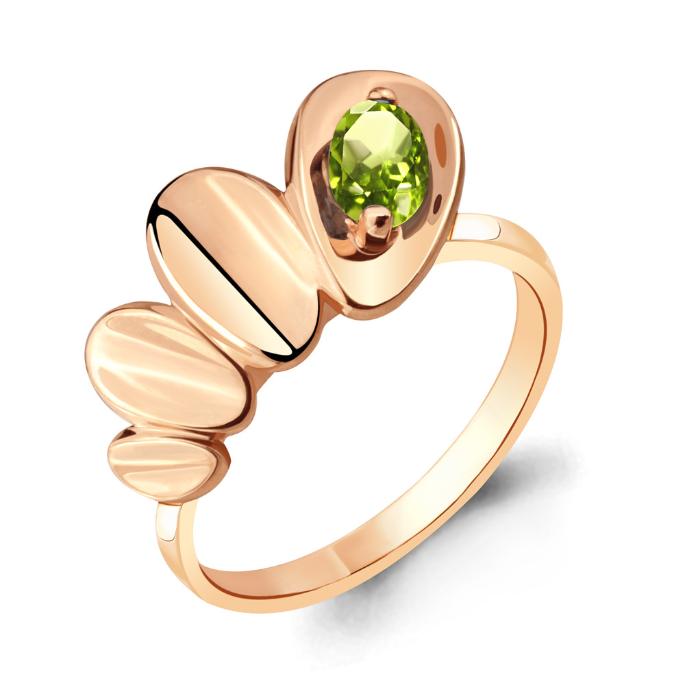 

Кольцо из серебра с хризолитом р. 18 Aquamarine 6918807_925_з, 6918807_925_з