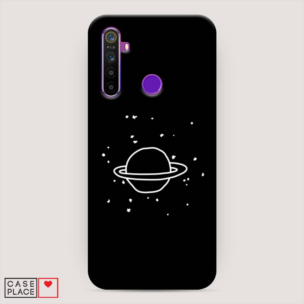 

Пластиковый чехол "Дудл Юпитера" на Realme 5, 251520-3