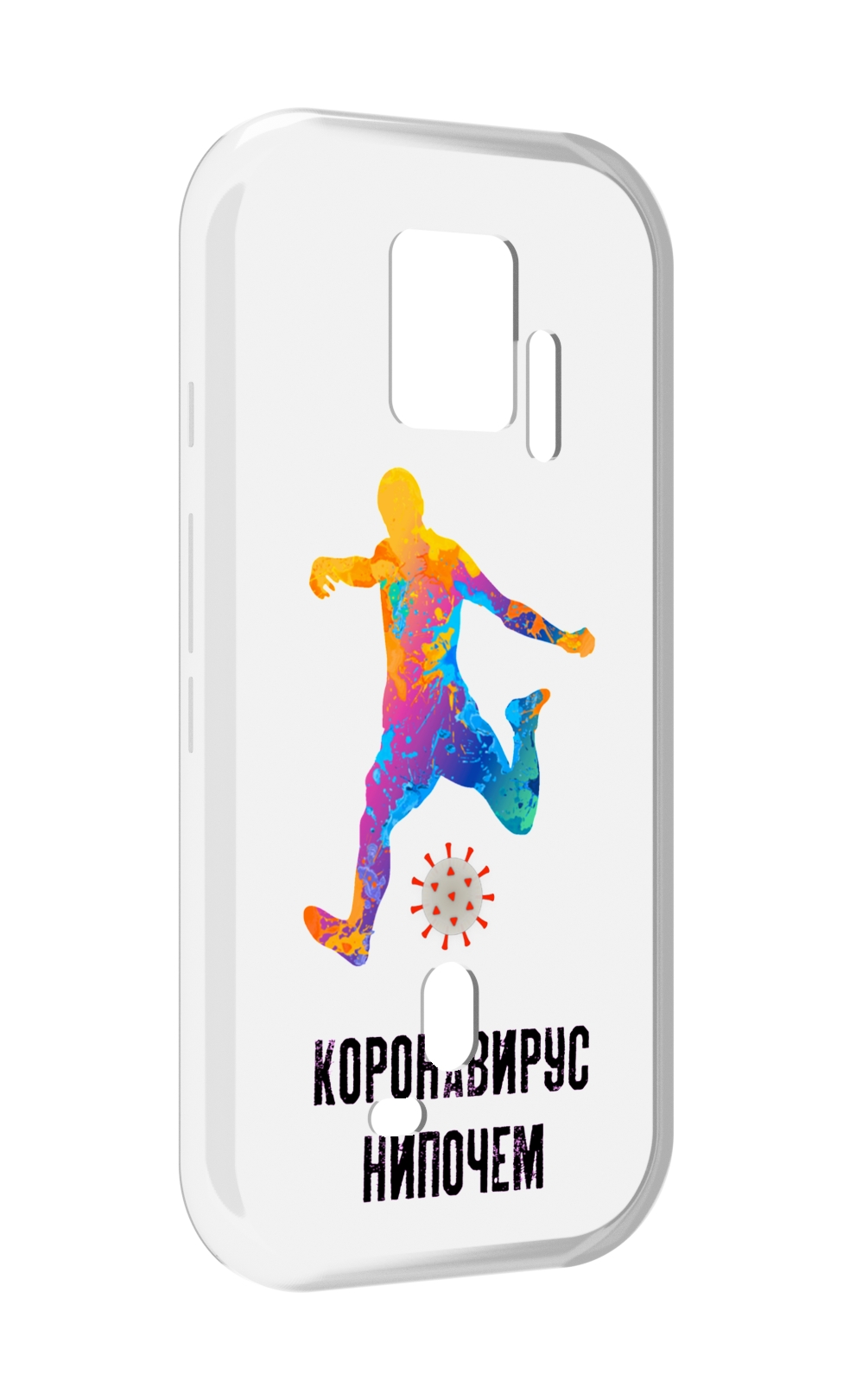 

Чехол MyPads коронавирус-нипочем для ZTE Nubia Red Magic 7S Pro, Прозрачный, Tocco