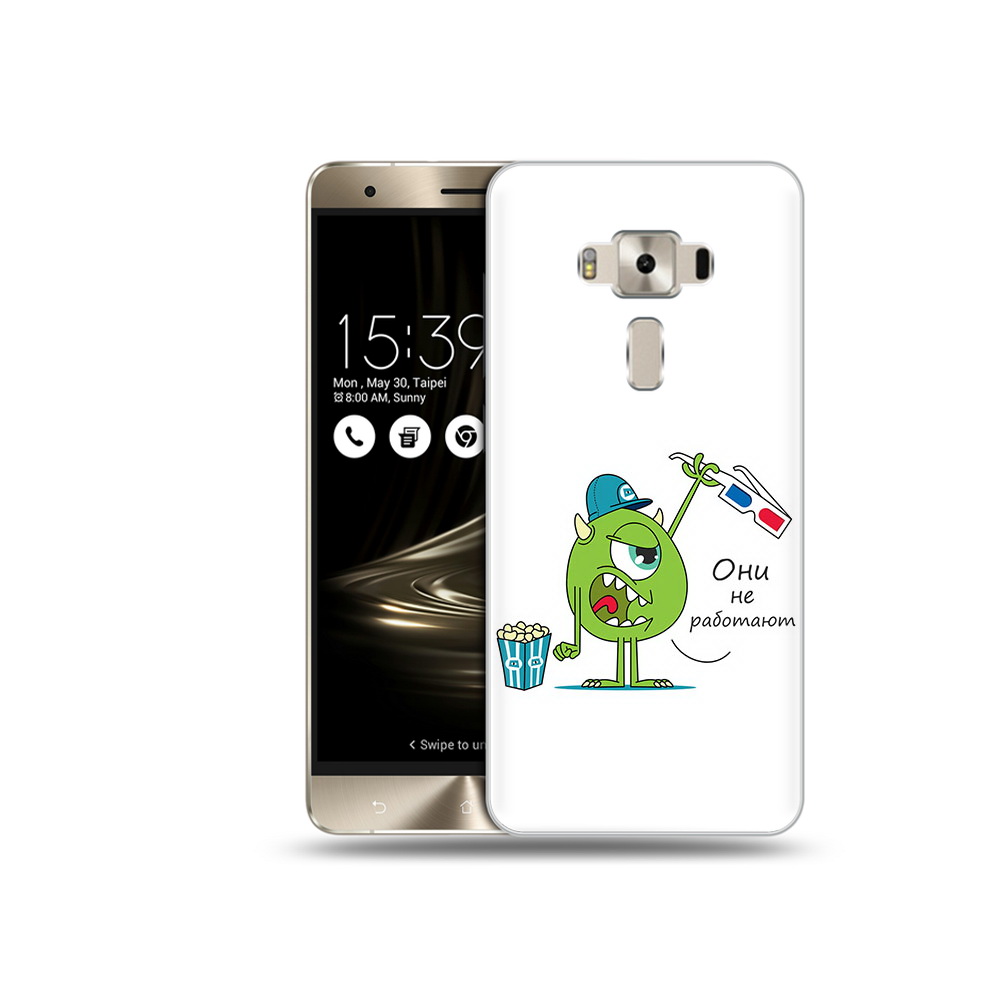 Чехол MyPads Tocco для Asus ZenFone 3 Очки не работают