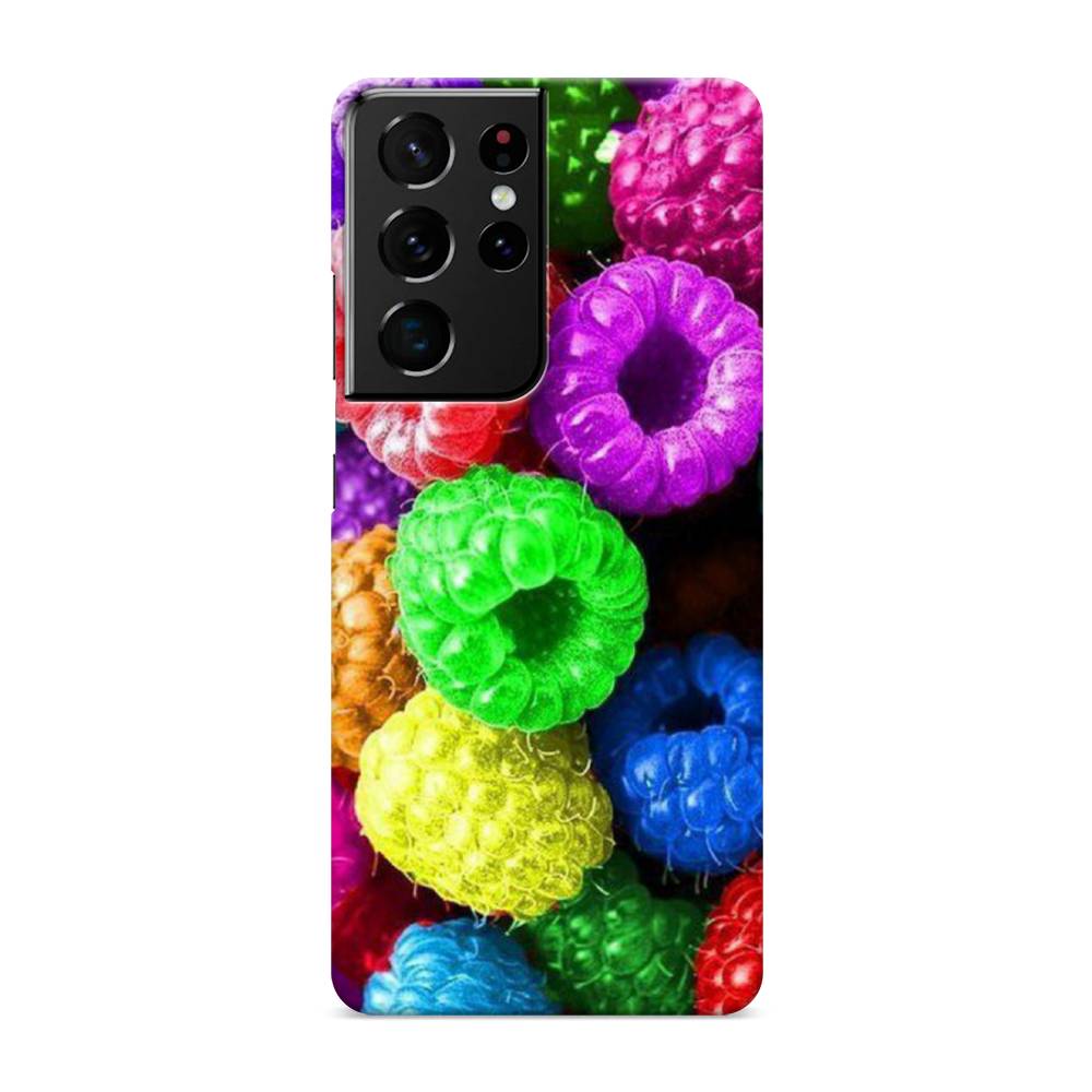 

Пластиковый чехол "Разноцветная малина" на Samsung Galaxy S21 Ultra, 2102220-7