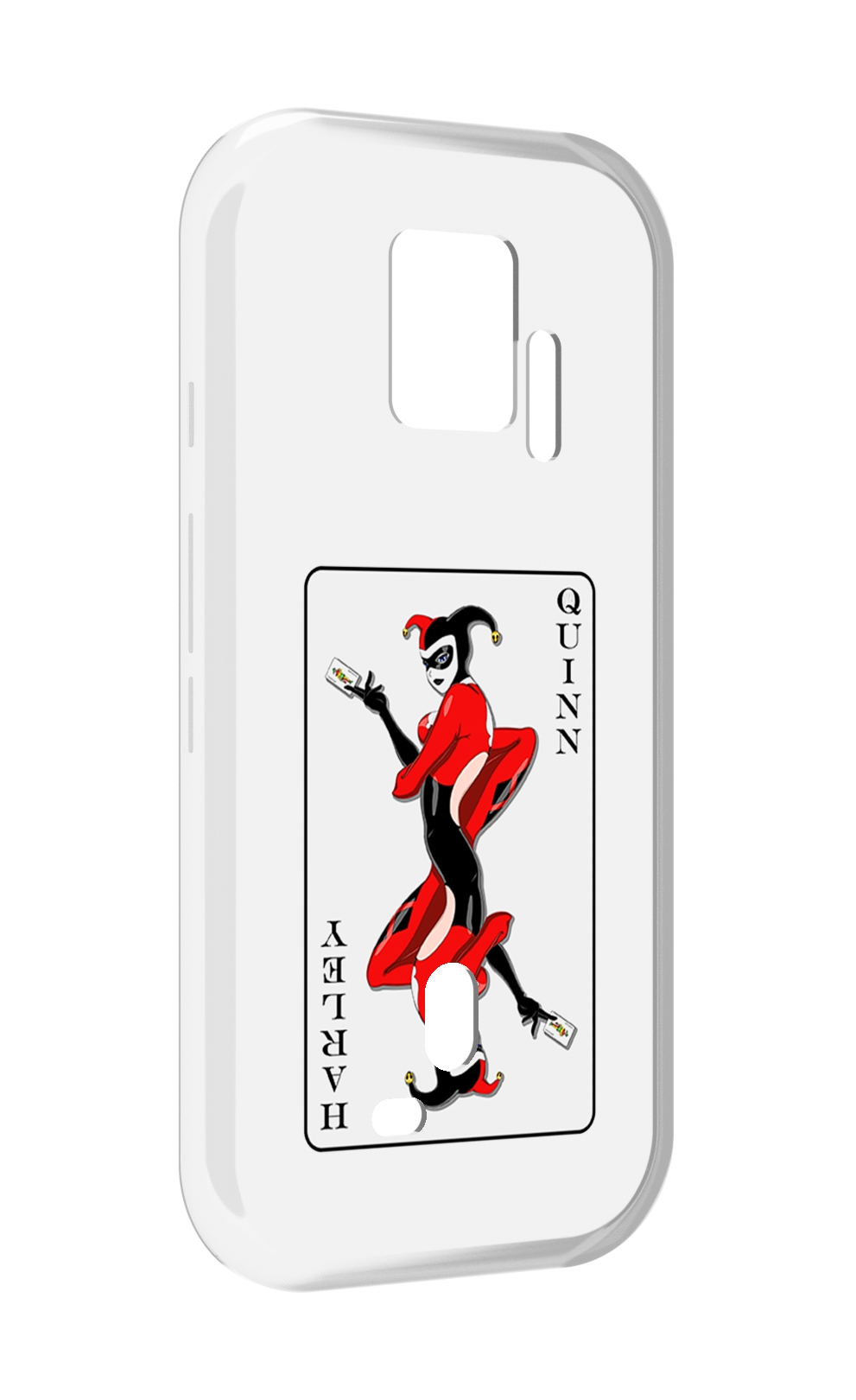 

Чехол MyPads королева-джокера для ZTE Nubia Red Magic 7S Pro, Прозрачный, Tocco