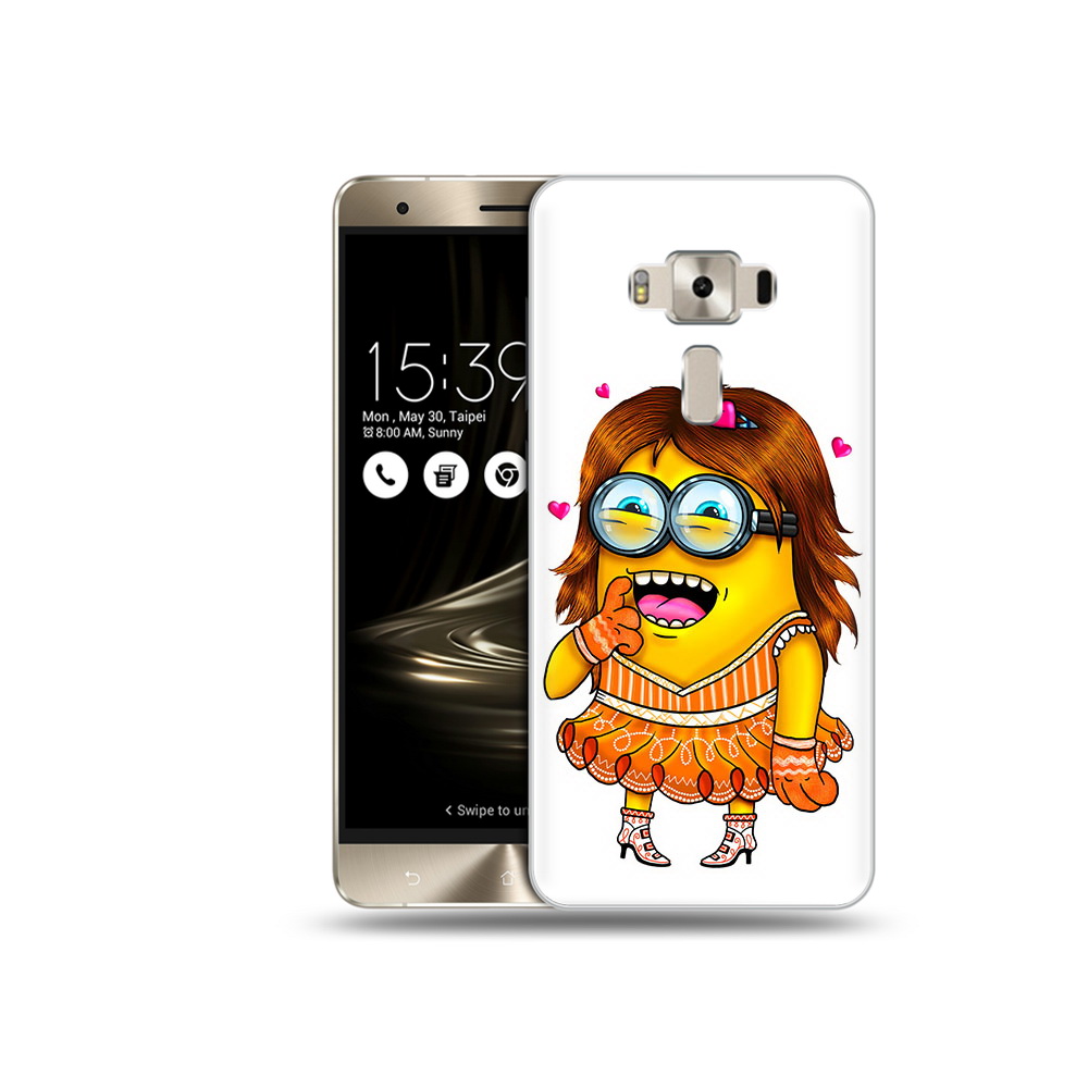 

Чехол MyPads Tocco для Asus ZenFone 3 Миньон девочка, Прозрачный, Tocco