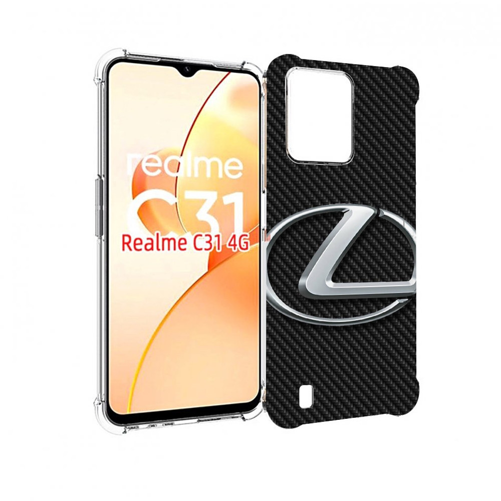 

Чехол MyPads lexus 3 для OPPO Realme C31, Прозрачный, Tocco