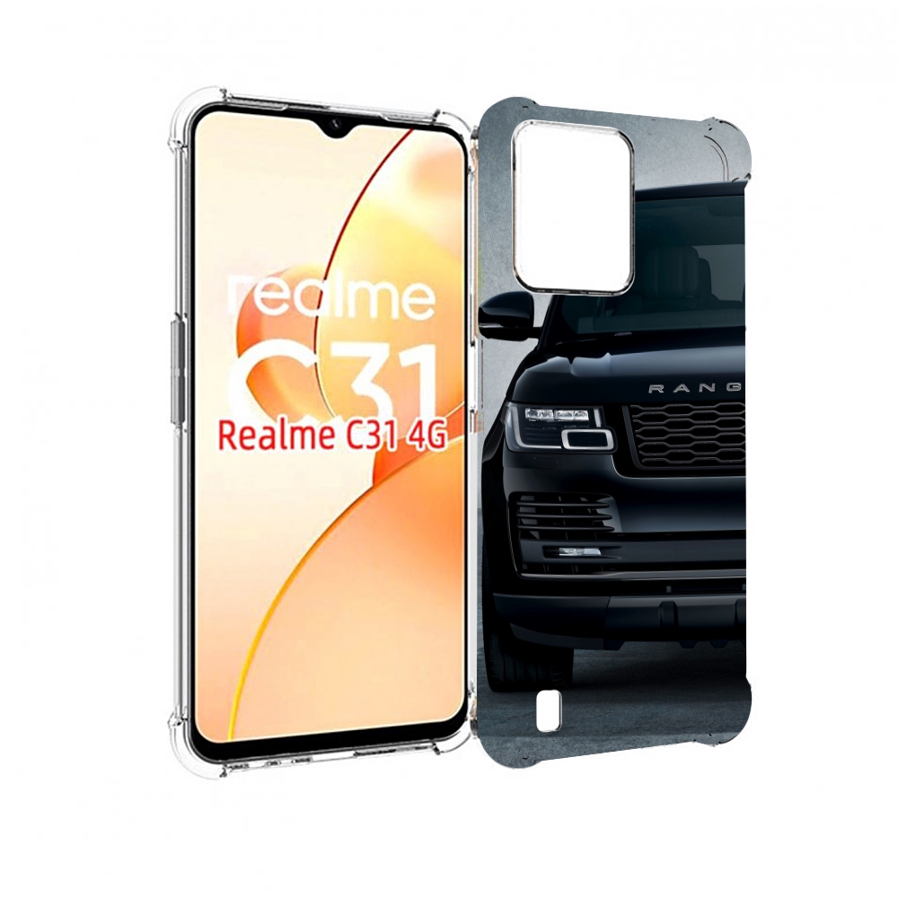 

Чехол MyPads land rover-1 мужской для OPPO Realme C31, Прозрачный, Tocco