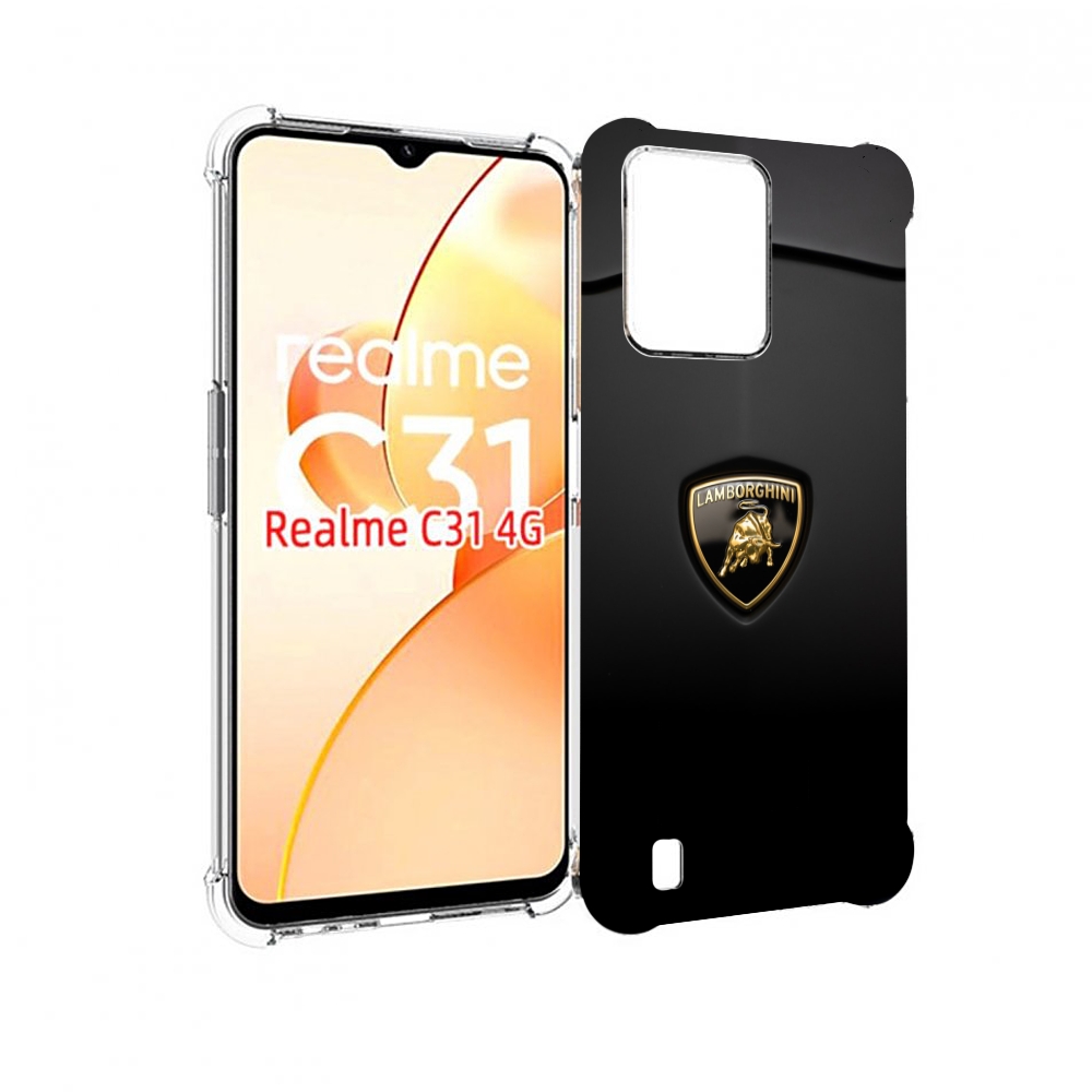 

Чехол MyPads lamborghini ламба 3 для OPPO Realme C31, Прозрачный, Tocco
